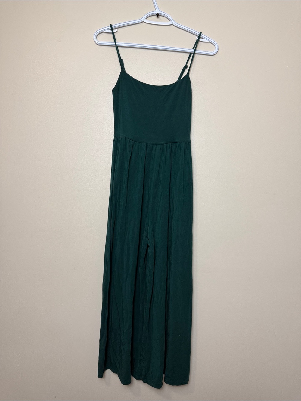 Wilfred Forest Green Spaghetti jumpsuit size XS